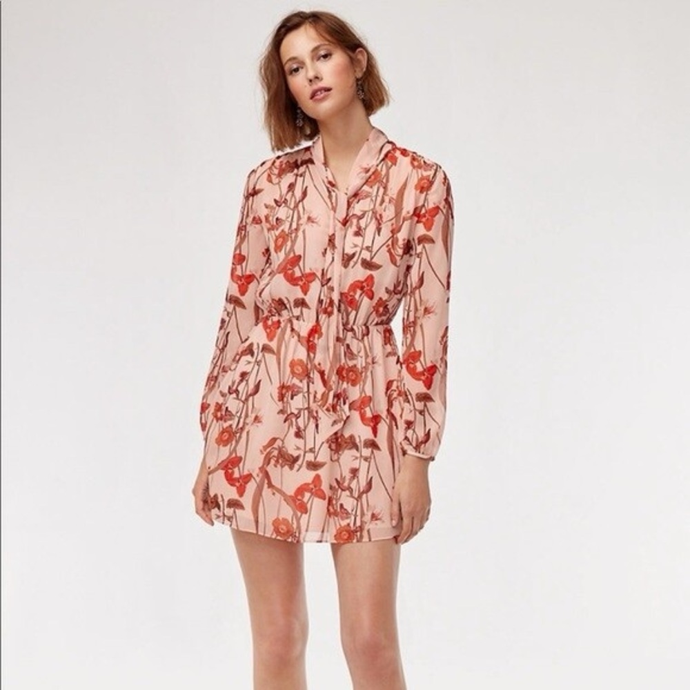 Aritzia Little Moon Size M Saffron Floral Print Mini-Dress